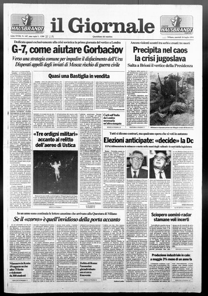 Il giornale : quotidiano del mattino